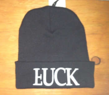 F Luck Beanie (white)